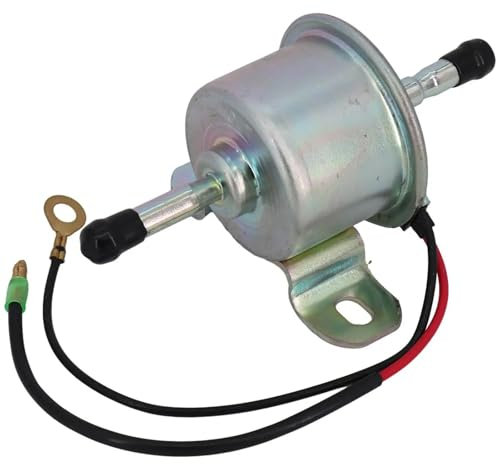 DUDSN Pompe à carburant 12 V 16851-52033 1G662-52030 compatible avec Kubota D1105 V2203 BX1860 BX1870 BX1880 BX2360 BX2370 F2260 F2560 F2560E F2560E 2680E F3060 F3080 K008 K008-3 KX121-2 R420 R420S