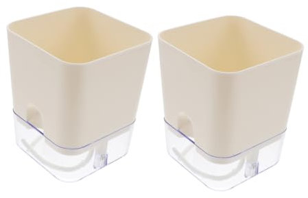 NULYLU Macetas Autorriego De Unidades para Flores y Suculentas Sistema De Riego Automático