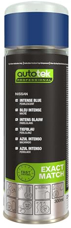 Autotek Professional Exact Match Car Spray Paint - Nissan Intense Blue Pearl Aerosol Spray 300ml
