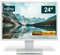 Fujitsu Display B24W-7 24 Zoll Business Computer Monitor, Desktop Gaming Monitor, Full HD+ (VGA - DisplayPort - DVI - VESA), PC Bildschirm, marmorgrau (Generalüberholt)