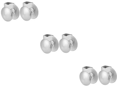 Housoutil 3er-sets Schranktürgriffe Und -züge Glas-duschtürriegel Ohne Bohren Glastürknöpfe Zum Anklipsen Für Küchen Und Badezimmer 2 Stück * 3