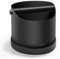 NOTSEK Abklopfbehälter für Siebträger, 1.2L Edelstahl Kaffee Knock Box, Kaffeesatz Abschlagbehälter, Abschlagbox für Siebträgermaschine Zubehör (Schwarz)