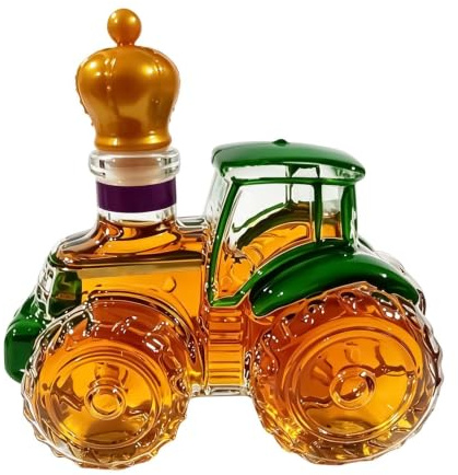 Leere Spirituosenflaschen,Traktor Deko Für Zuhause | Leere Weinflaschen Und Whiskey Behälter | Für Wein Alkohol Bourbon Wodka Brandy Zuhause Büro Bar Männer Vater Geburtstag Weihnachten Party