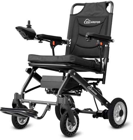 Solo 13 Kg. Ligero Silla De Ruedas Eléctrica Para Adultos, Plegable, Ligera Y Motorizada, 400 W Con Motor Dual