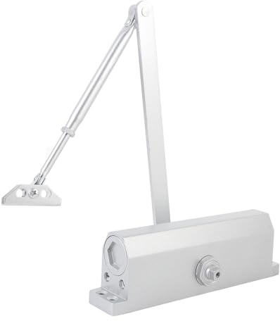 Domary Vielseitiger Hydraulischer Türschließer aus Aluminiumlegierung, Einstellbare Geschwindigkeit für Türen mit 80–110 Kg, für Gewerbliche Zwecke