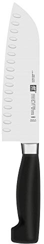 Zwilling ****®Vier Sterne Santokumesser mit Kullen 180 mm