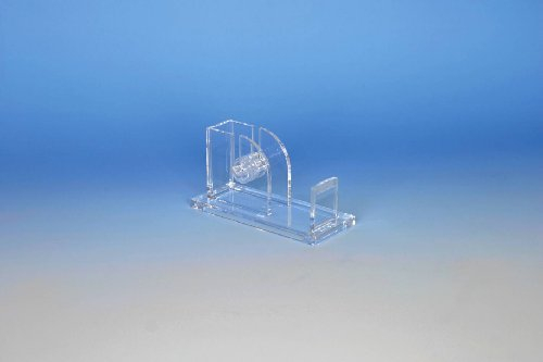 WEDO 69 916 Acryl Transparent Abroller Klebeband – nachfüllbaren Klebstoffe (Acryl, transparent, 150 mm, 62 mm, 80 mm)