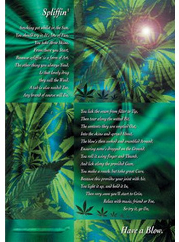 Drug - Poster Spliffim Poem