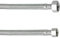 Cornat Flexibler Verbindungsschlauch - 500 mm Länge - 1/2 Zoll IG, 1/2 Zoll IG - Hochwertige Edelstahl-Umflechtung / Anschlussschlauch für Wasserhahn / Armaturenschlauch / Flexschlauch / T317323270