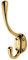 Carlisle Brass AA25/BP AA25 Hat & Coat Hook, Polished Brass