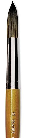 Isabey Isacryl Synthetic Brush, Round, Size 12