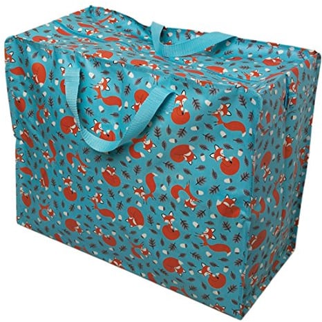 dotcomgiftshop Riesen-Aufbewahrungsbeutel/-tüten mit Tiermotiven, plastik, Rusty The Fox, Jumbo