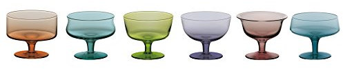 Bitossi Home MCV161 Set aus 6 Bechern Desigual, aus Glas, farbig gemischt