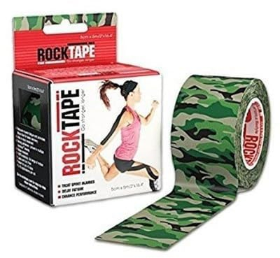 RockTape Unisex Tactical Active-Recovery Tape, 5 X Cm, Tarngrün., Grün Camo, 5cm X 5m EU
