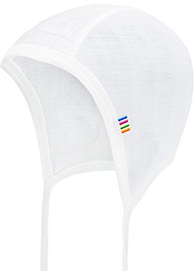 Joha Mütze - Wolle/Seide - Erwachsene - Unisex - Winter - Klassisch - Beanie - Einfarbig - Altweiß