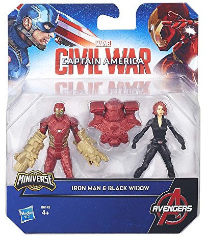 Captain America: Civil War Team Vs Team 2.5inch Figures - Black Widow & Iron Man