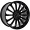 GMP Italia STELLAR 9,5x20 LK 5x112 Black rim polished Mercedes