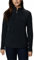 Columbia Glacial 4 1/2 Zip, Felpa In Pile Donna, Nero, XS-S
