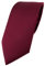 TigerTie Herren Krawatte – Klassische 7,5 cm Krawatte in bordeaux einfarbigem Design, ideal für Geschäftstermine, festliche Anlässe und die Freizeit