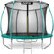 Neo Sport Gartentrampolin Trampolin 305 cm für Kinder Komplettset mit Innen-Sicherheitsnetz Leiter Federabdeckung Sprungmatte grün