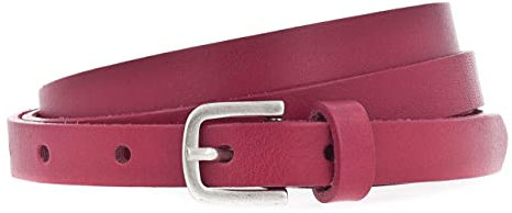 Vanzetti 15 mm Vollrindleder-Gürtel, rot(himbeerrot (0365)), Gr. 85