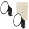 2x Softbox rotonda portatile per diffusore - Diametro 20cm - Compatibile con tutte le marche Speedlight Canon Nikon Sony Olympus Yongnuo - Adaptout marca francese