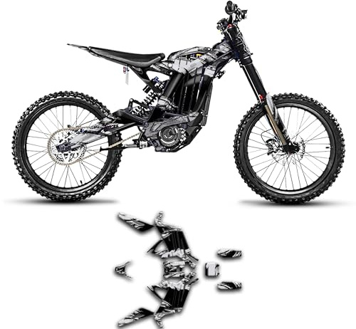 Kungfu Graphics Aufkleber-Set für Sur-Ron Light Bee X mit KKE Gabel Off-Road Motorrad Dirt Bike, SRX17N031-KO