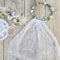 Miss Lovely Haarreif mit Blumen-Kranz & Schleier Krone Kränzchen Haar-Schmuck Bride to BE JGA-Party Junggesellinnen-Abschied Braut Kostüm Verkleidung Deko Accessoires Zubehör Frauen
