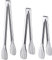 Set of 3(14'',12'',9''), Kitchen Tongs,Cooking Tongs Stainless Steel Non Stick Barbecue Tongs for Salad,BBQ,Serving,Buffet,Ice,Frying Tongs Utensils Cooking Food