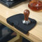 Tappetino pressino per pigiatura in Silicone Tappetino Antiscivolo per caffè Tappetino per pressatura per caffè Espresso (Nero 12x17.5x3 cm)