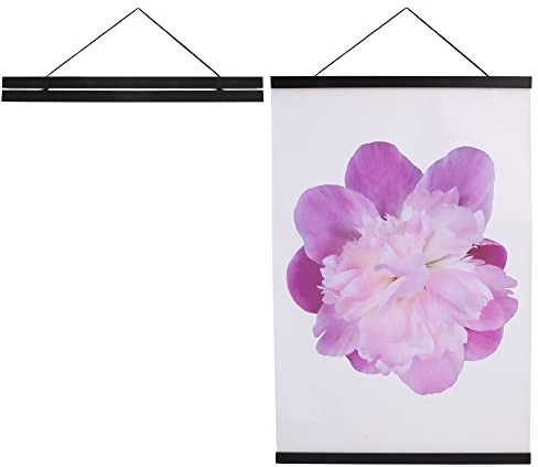 Magnetic Poster Hanger Frame,18x24 18x28 Picture Frame Hanger,18In,Black