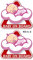 TLDSHOP® - Kit 2 Adesivi Baby on Board - per Auto - PVC Adesivo Resistente per Uso Esterno: (Rosa/Bimba)