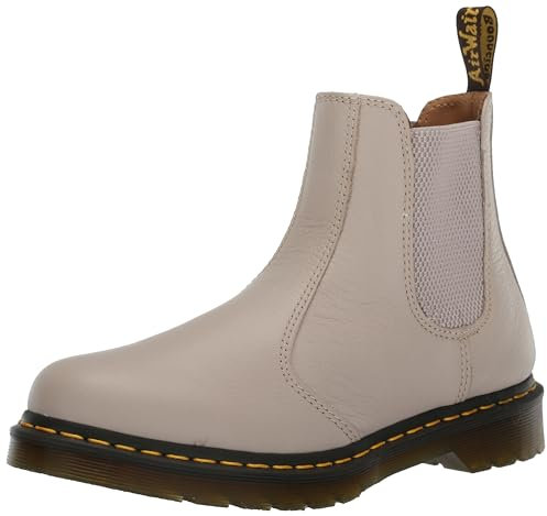 Dr. Martens Chelsea Boot, Anfibi Donna, Vintage Taupe Virginia, 41 EU