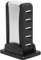 VBESTLIFE HUB USB 2.0 de 7 Puertos con Fuente de Alimentación para Computadoras de Escritorio, Portátiles, Ultrabooks y Tabletas, para Vista/XP/Me/ 2000/98 (Enchufe de la UE)