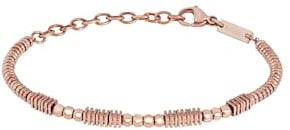 Breil Gioiello TJ3429 collezione MIXOLOGY, BRACCIALI da UOMO in ACCIAIO colore ORO ROSA misura 22 con SENZA PIETRE