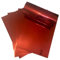 ASENME A4-Metallic-Karton, 10 Einheiten – 250 Gramm Metallischer Karton (Rot, A4 / 10 Einheiten)