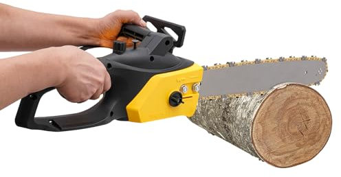 Electric Chainsaw, 1800W 600rpm Corded Powerful Electric Chainsaw with Saw Chain for Gardening, Lawn Care, Forestry Wood Cutting, Tree Splitting, Firewood Cutting, 78 * 16cm