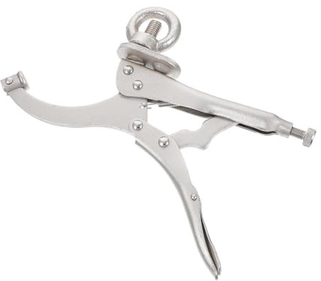 UPKOCH Bohrer-feststellklemme Aus Kohlenstoffstahl Und Stahl Stabil Und Praktisch Zum Befestigen Mit Ergonomischem Griff Und Exquisiter Handwerkskunst Für Einen Robusten Halt