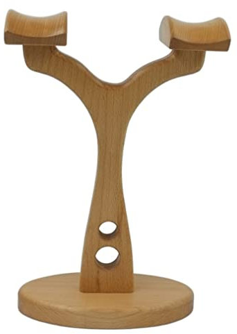 Kopfhörer-Aufhänger, Kopfhörer-Aufhänger, Headset-Halter, handgefertigter Desktop-Kopfhörerständer, Spieltisch-Zubehör, Multifunktions-Kopfhörerhalter, einfacher Kopfhörerständer aus massivem Holz for