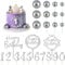 25 Stück Happy Birthday Tortendeko, Glitter Cake Topper Geburtstag Silber, mit tortendeko kugeln und 0-9 Zahlen Topper, tortenstecker geburtstag für Geburtstag Party, Hochzeit