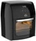 HOMCOM Freidora de Aire 3 en 1 12L Freidora sin Aceite 1800W Horno de Aire Deshidratador con 8 Programas Función de Iluminación Pantalla Digital Ventana Visual 35x33,5x40 cm Negro