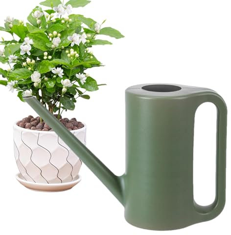 Regadera con mango duall – Regadera de boquilla larga con cerradura | Regadera de interior de diseño eficiente | Regadera minii de propósito | Regadera pequeña para plantas de interior, plantas de