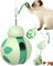 CyunCmay Jouet Chat Interactif, Jouet pour Chat Interieur, Jouet Chaton Tumbler avec Baguette de Taquin, Jouet Distributeur Croquettes Chat, Cadeau Chat pour l'exercice/Le Soulagement de L'ennui
