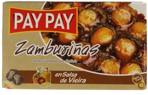 Pay Pay Pay Lot de 9 boîtes de sauce Saint-Jacques en boîte de 60 g