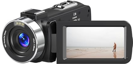 PITIKI Videokamera 8K 64MP Webcam Camcorder fur Vlogging