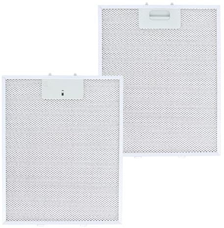Anakel Home 2er-Pack Dunstabzugshaubenfilter 353110 kompatibel mit Balay Bosch-Hauben 31 x 25 cm | Farbe: Silber, wichtig zum Messen der Abstände