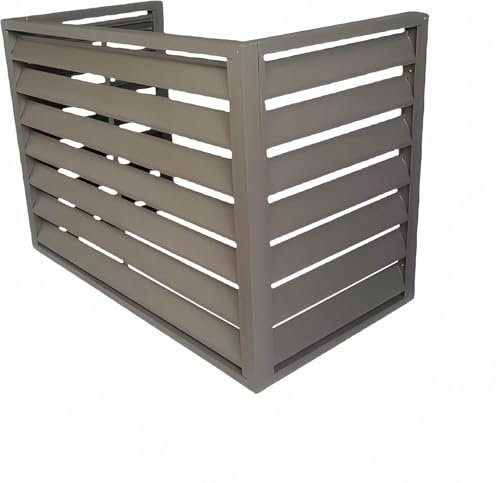 CNPRAZ Pantalla de Valla para Aire Acondicionado Exterior, Expositor de Plantas para Unidades Exteriores (1100 x 50 x 70 cm)