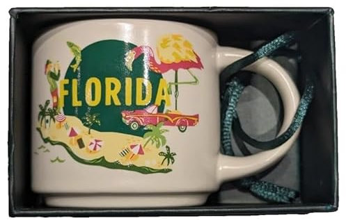 Starbucks - Mini tasse Florida Discovery Series Ornement, 59 ml.