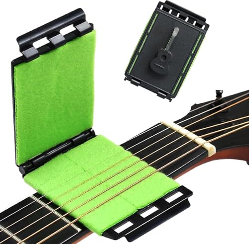Gitarrensaite Reiniger,Griffbrett Reiniger,Gitarren Zubehör,Gitarre Zubehör,Gitarrenzubehör,Gitarrensaite-Reiniger,Saitenreiniger Gitarre für Gitarres/Mandoline/Ukulele/Bass (1 Stück )