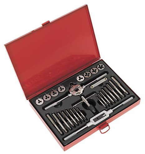 Sealey Ak3028 Tap and Die Set 28Pc Split Dies Metric